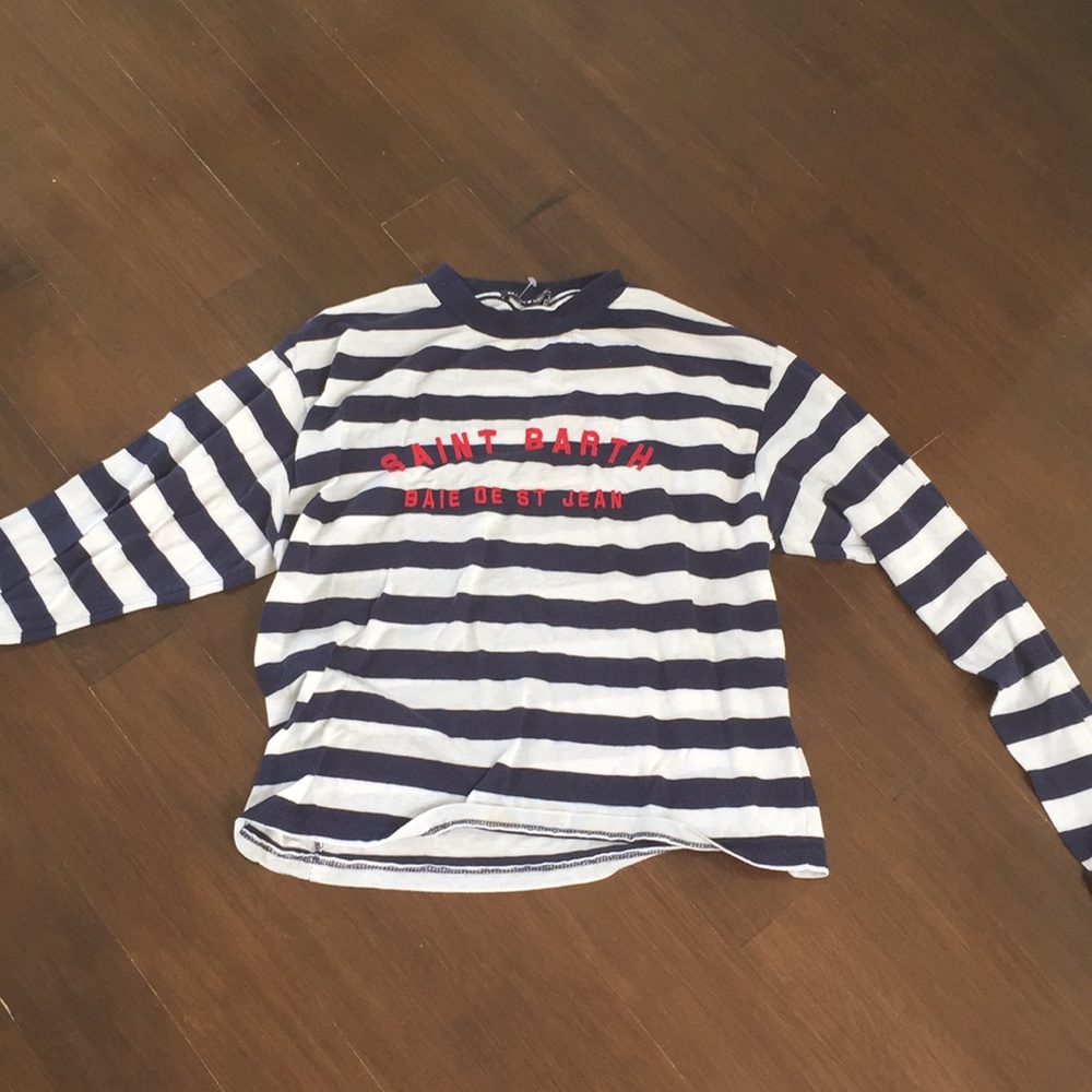 Brandy striped long sleeve shirt